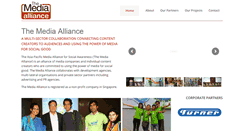 Desktop Screenshot of mediaalliance.asia